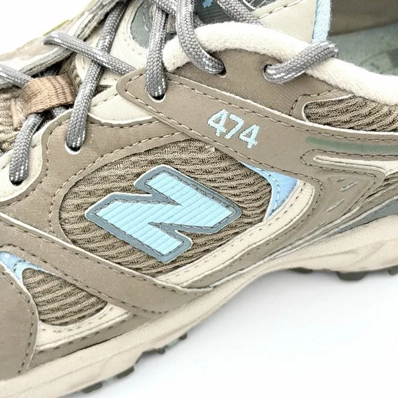 New Balance 474 All Terrain Trail Hiking Sneakers Gray Blue Womens Shoe Size 9 - Picture 8 of 8